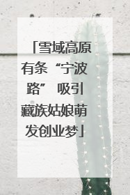 雪域高原有条“宁波路” 吸引藏族姑娘萌发创业梦