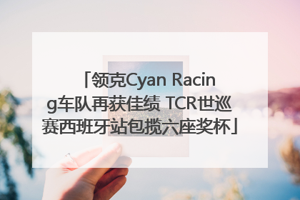 领克Cyan Racing车队再获佳绩 TCR世巡赛西班牙站包揽六座奖杯