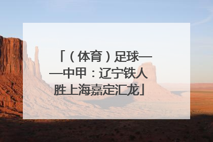 （体育）足球——中甲：辽宁铁人胜上海嘉定汇龙