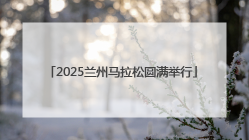 2025兰州马拉松圆满举行