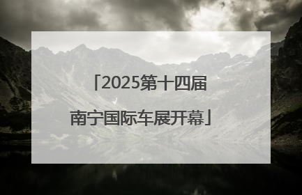 2025第十四届南宁国际车展开幕