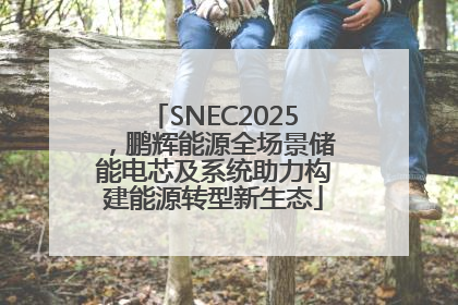 SNEC2025，鹏辉能源全场景储能电芯及系统助力构建能源转型新生态