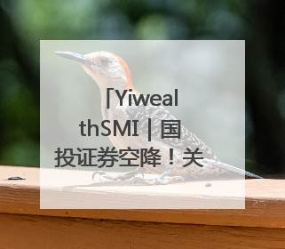 YiwealthSMI｜国投证券空降！关税事件刷屏！
